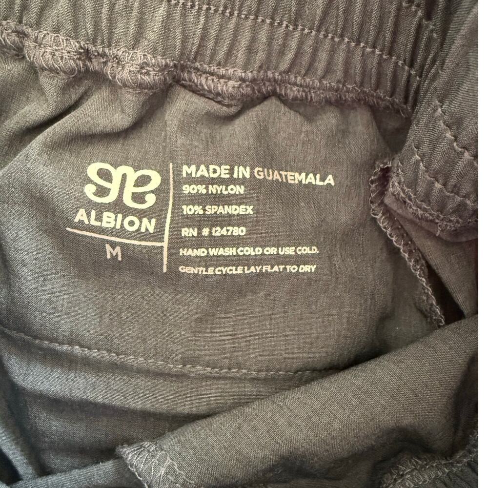 ALBION FIT Audrey Wide Leg Pants High Rise Nylon Women’s M Heather Cobalt - Picture 4 of 4